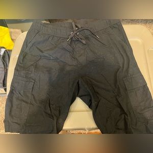 Cargo Shorts Black Size XXL